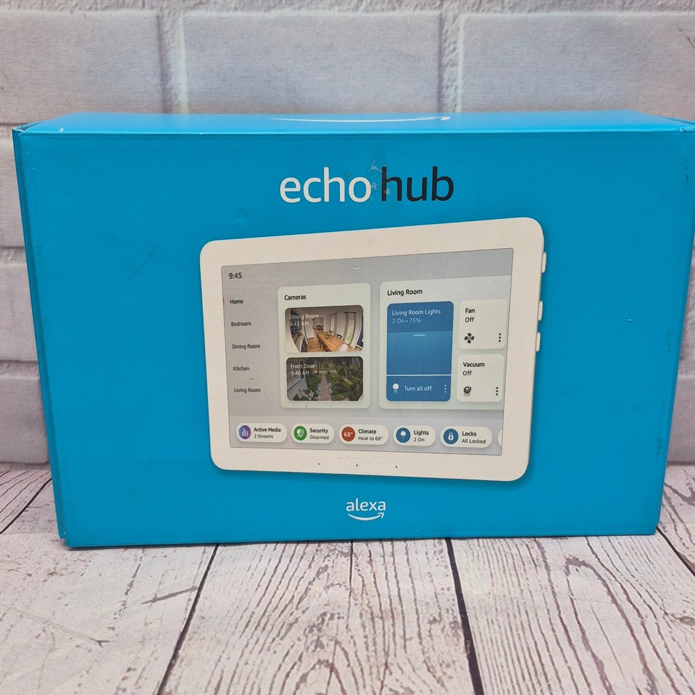 Amazon Echo Hub 8 Inch Smart Home Control Panel Alexa Zigbee Matter G6A87E New